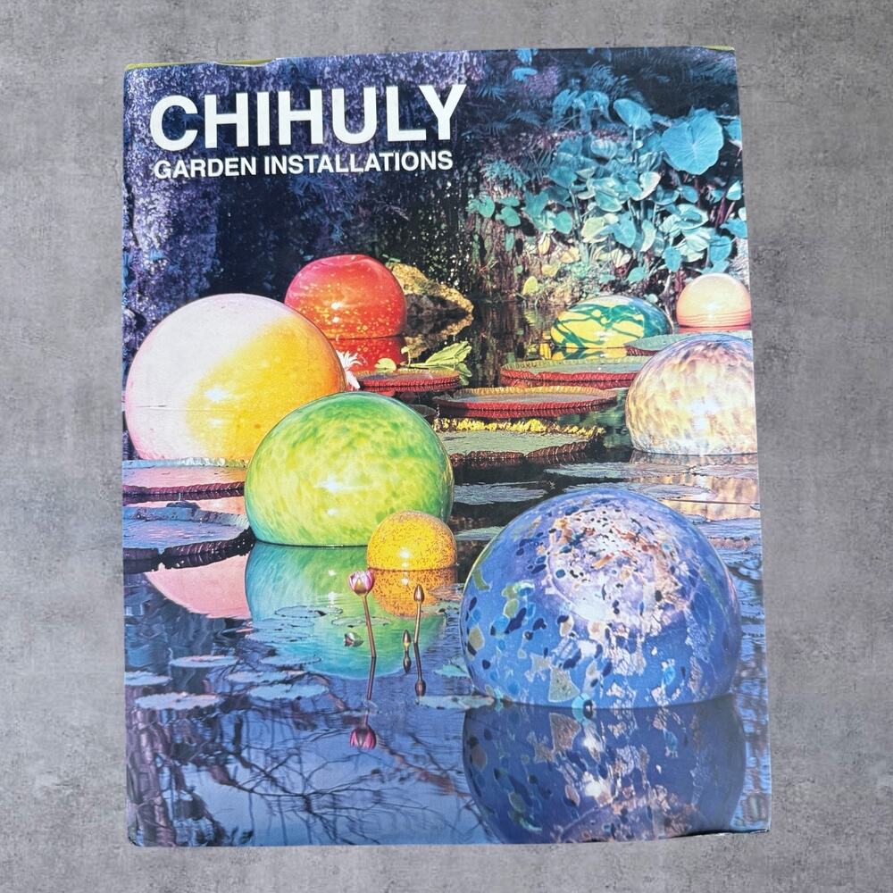 Chihuly Garden Installations Hardcover Art Book Dale Chihuly Glass Sculpture Y2K